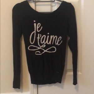 Je taime sweater from garage
